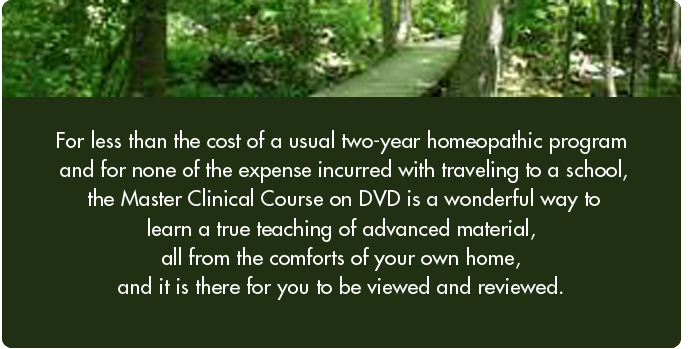 DVD homeopathy course
